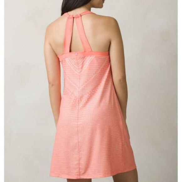 PRANA Women's Cantine Active Dress ' peach synergy' coral - Picture 3 of 6